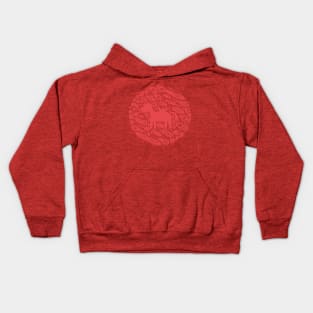 Red pegasus Kids Hoodie